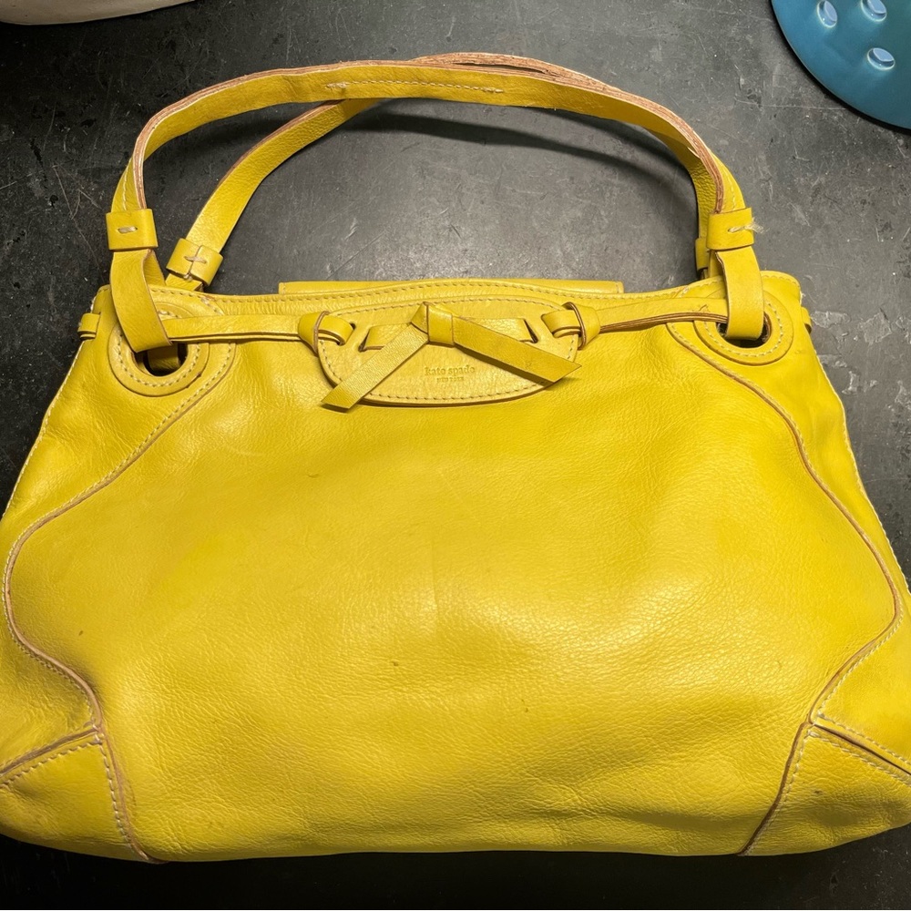 Kate Spade Yellow Shoulder Bag Made in Italy
